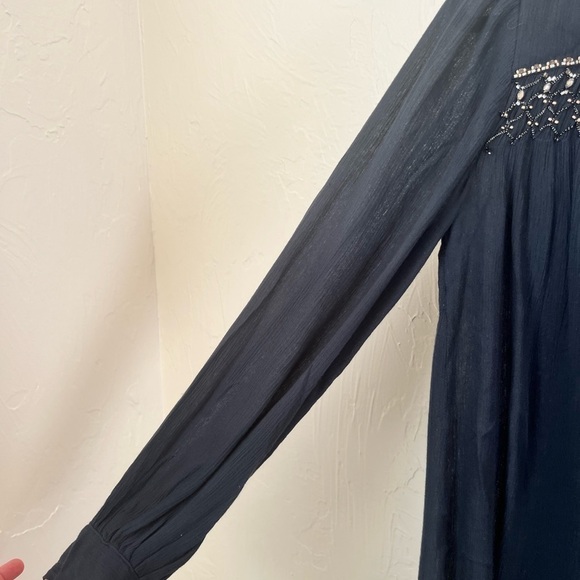 Anthropologie floreat Beulah beaded button tunic▪️size S - Picture 4 of 9